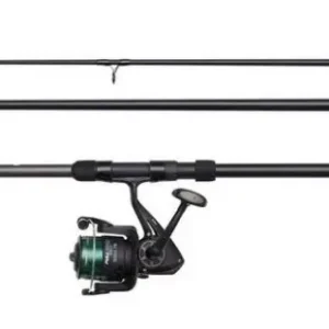 DAM Full Tech Carp Karperhengel 12ft 3lb (3-Delig) + 6000FD Karpermolen Combo Gratis Retour