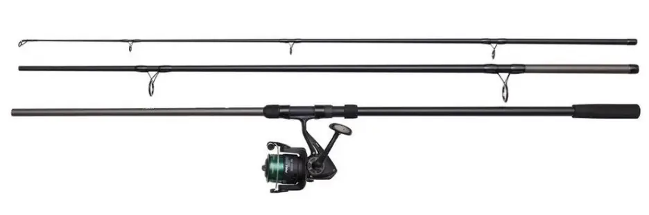 DAM Full Tech Carp Karperhengel 12ft 3lb (3-Delig) + 6000FD Karpermolen Combo Gratis Retour
