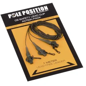 Betrouwbaar Pole Position CS Leadclip + Leader Action Pack (3pcs) Silt