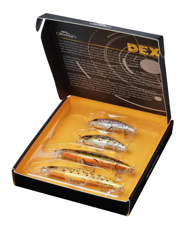 Flitsaanbieding Berkley DEX Bullet Jerk Forel Kunstaas Giftbox (4pcs)