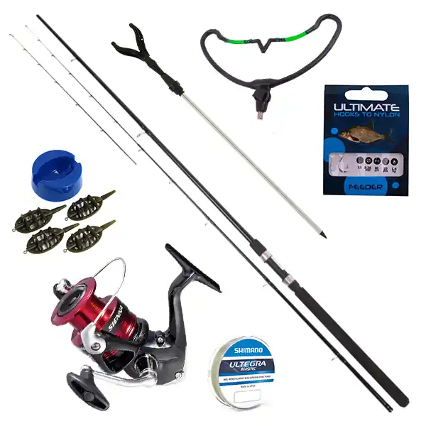 Allround Method Feeder Set met NGT hengel, Shimano molen én accessoires! Beperkte Voorraad