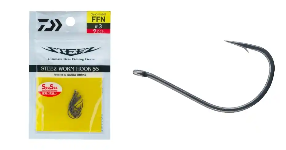 Daiwa Steez Worm Hook SS FFN (9pcs) 2 Betrouwbaar