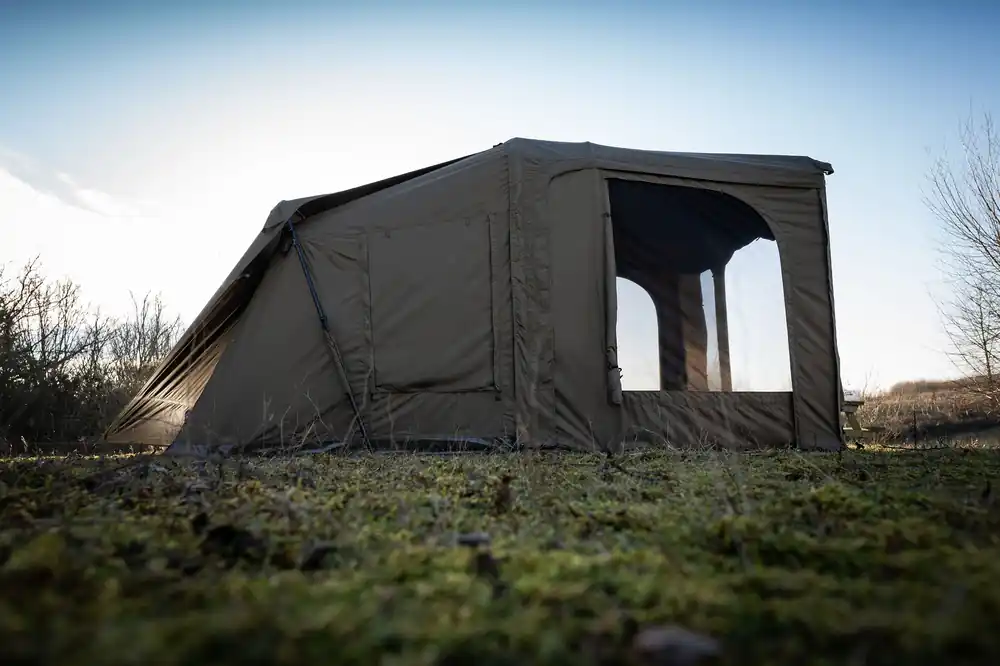 RidgeMonkey EscAPE XF2 Compact Bivvy met Plus Porch Extension Veilige Betaling