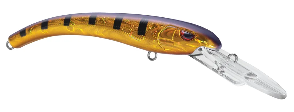 Spro Madeye Diver Plug 8.5cm (9g) Gold Purple Perch Gereduceerde Prijs