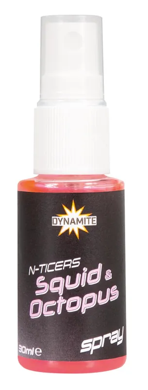 Snelle Levering Dynamite Baits N-Ticers Squid & Octopus Spray 30ml