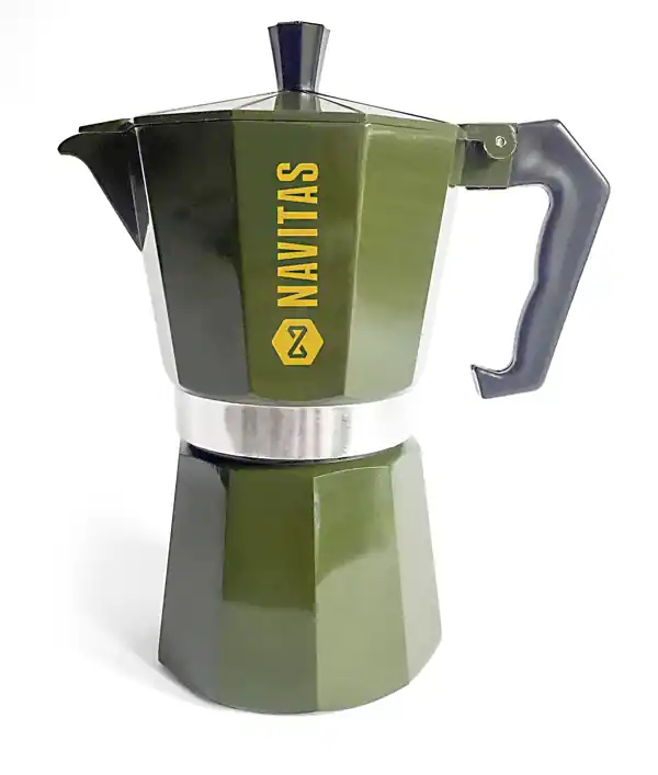 Navitas Stove Top Espresso Maker 300ml (6 cups) Gecertificeerd