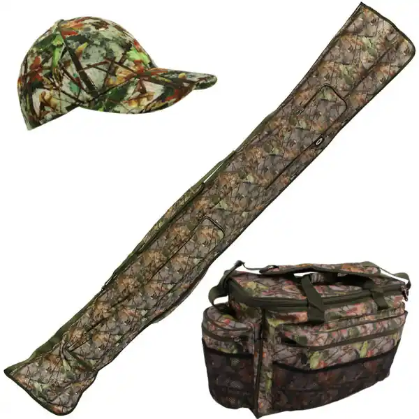 NGT Camo Rod Holdall + Carryall + Cap Rechtstreeks Van De Fabrikant