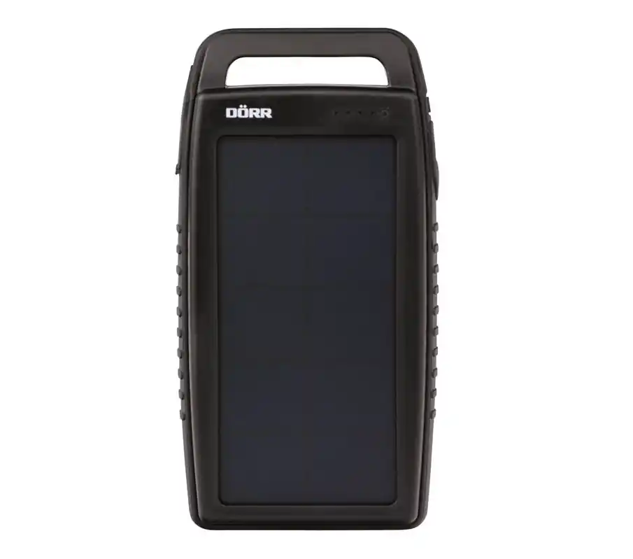 Veilige Betaling DÖRR SC-15000 Solar Power 15000mAh Power Bank Black