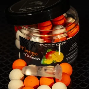 Tactic Carp Mango Madness Pop Ups 15mm (Incl. Appetite Stimulator) Beperkte Voorraad