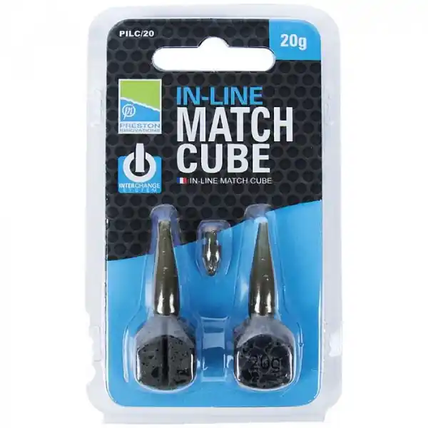 Preston Inline Match Cube, 2 stuks! 15gr Weekendaanbieding