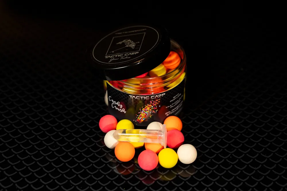 Voordeelprijs Tactic Carp Candy Crush Pop Ups 15mm (150ml) (Incl. Appetite Stimulator)