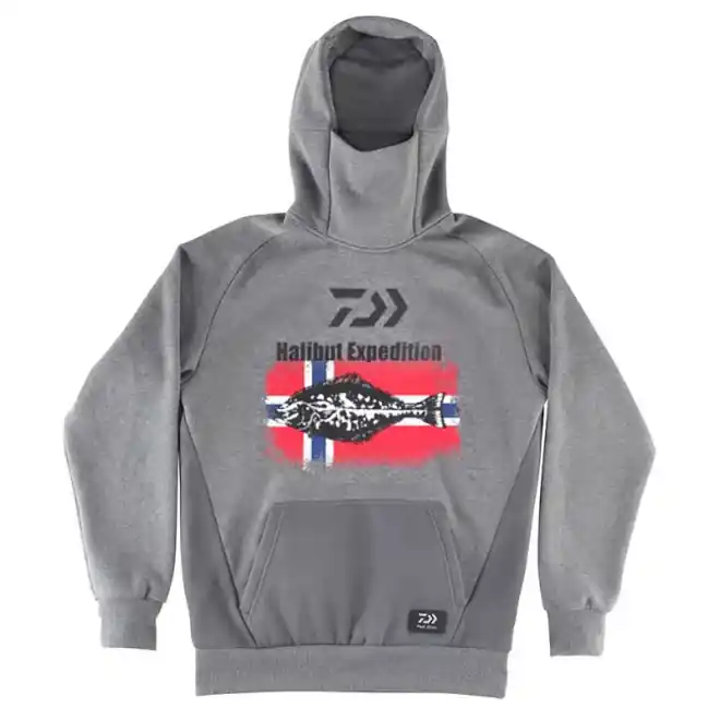 Daiwa D-Vec Snood Hoodie Norway Grijs L Tijdelijk Beschikbaar