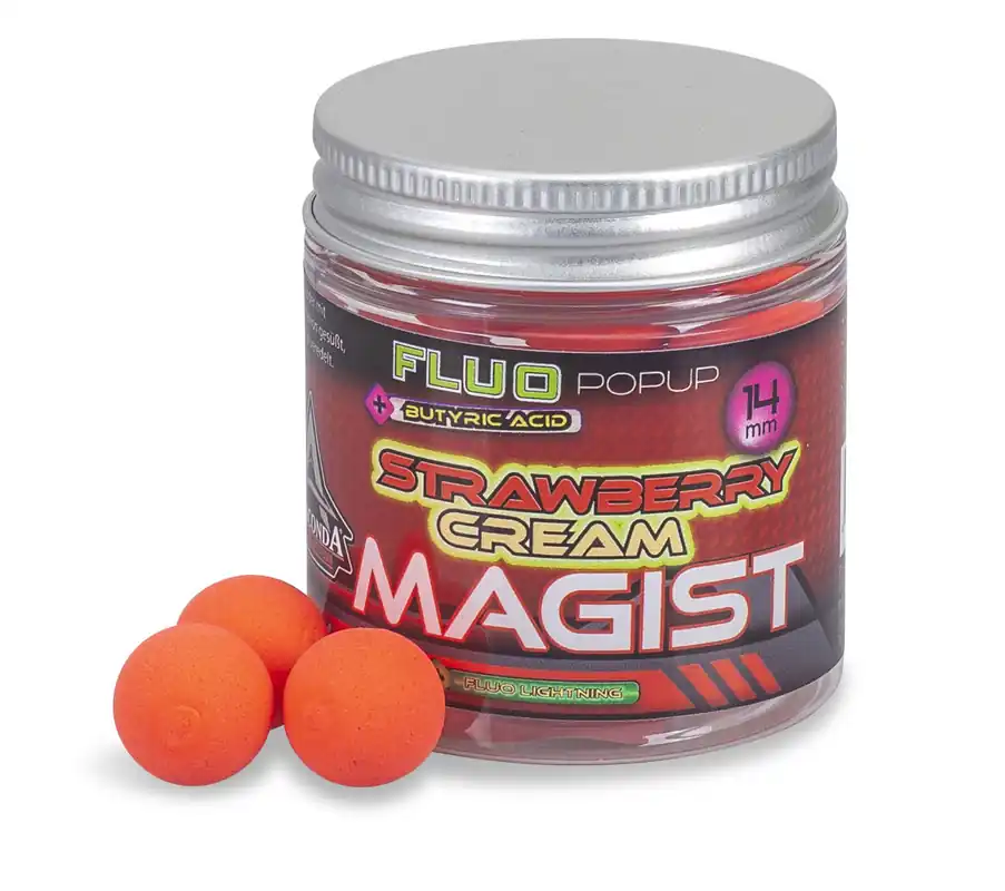 Nieuw Anaconda Magist Mini Fluo Pop Up´s Strawberry Cream (25g) 12mm