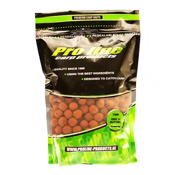 Proline BBQ N-Butyric Boilies - 1 kg 15mm Nieuw