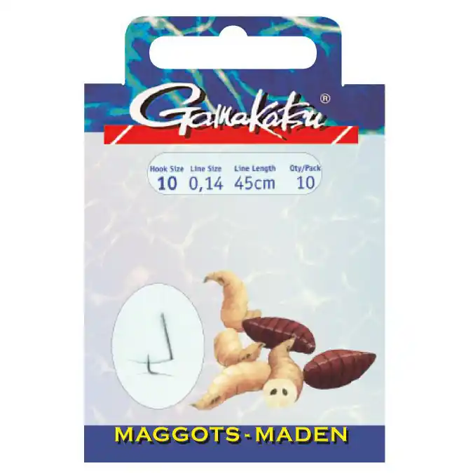 Rechtstreeks Van De Fabrikant Gamakatsu Maggots LS-1010 45cm 10 (0.14mm)