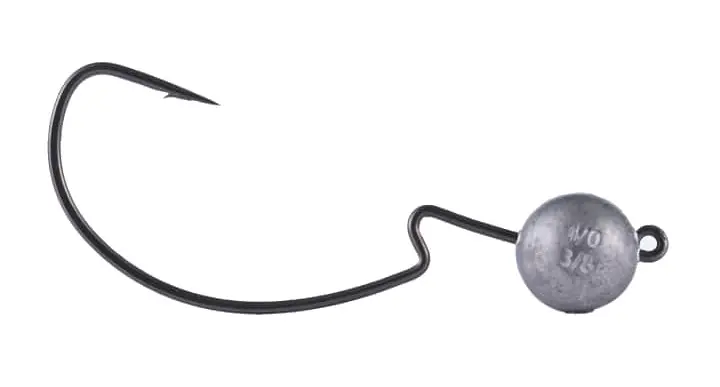 Dagaanbieding BKK Silent Chaser 1X EWG Round Head Loodkop #2/0 7g (4 stuks)