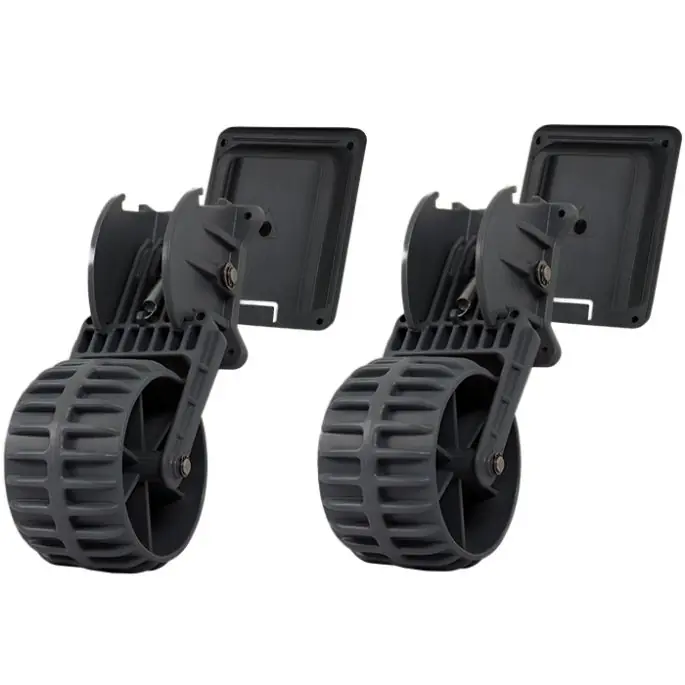 Flitsaanbieding Kolibri Afneembare Rubberboot Strandwielen Kunststof (2 Stuks)