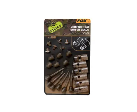 Fox Edges Camo Drop Off Heli Buffer Bead Kit (6stuks) Actieprijs