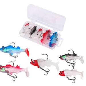 Direct Verzonden Fish4All Swimbait Box 3 6cm 8g & 8cm 15g (5 Stuks)