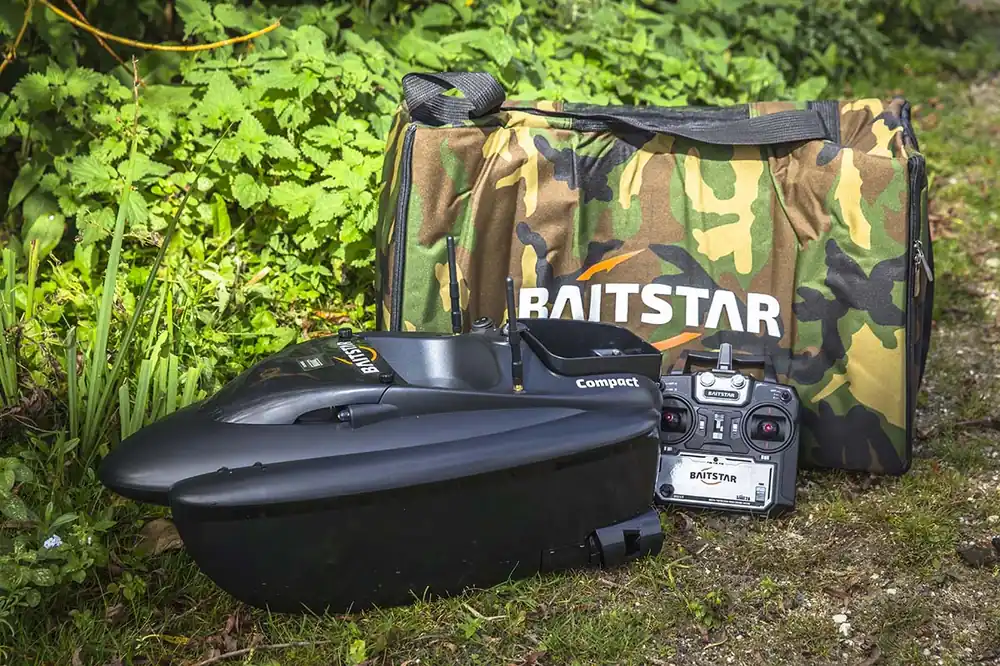 BaitStar Voerboot Compact Black + Sonartab Dieptemeter Goedkoop