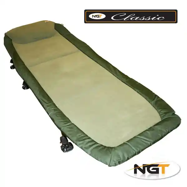 Premium NGT Classic Bedchair (Fully Flat)