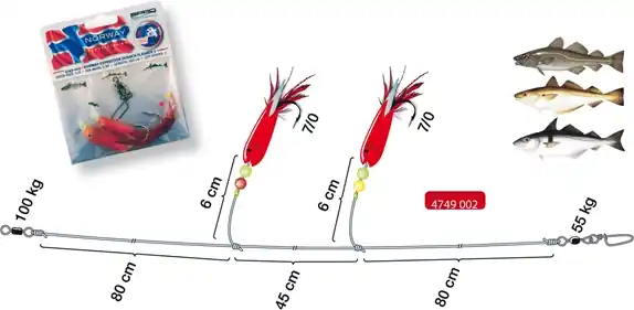 Direct Verzonden Spro Cod Flasher 2 maat 7/0 (0,90mm)