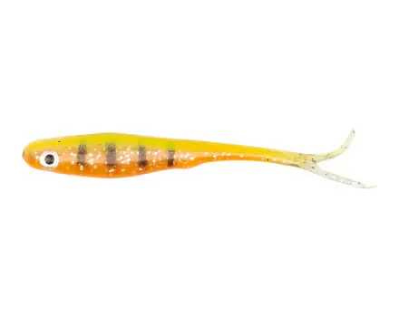 Berkley Urban Hollow Belly V-Tail 7.5cm Yellow Tiger Exclusieve Aanbieding