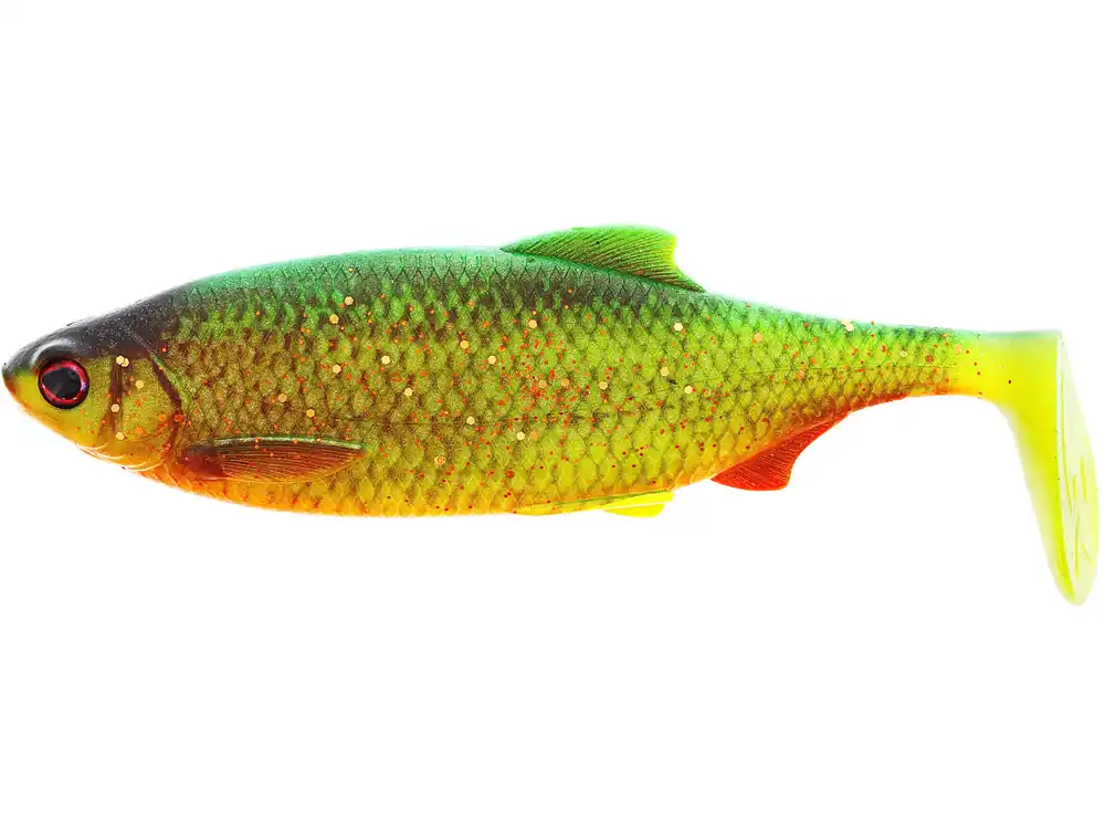 Actieprijs Westin Ricky The Roach Shadtail 7cm (2pcs) Fire Perch