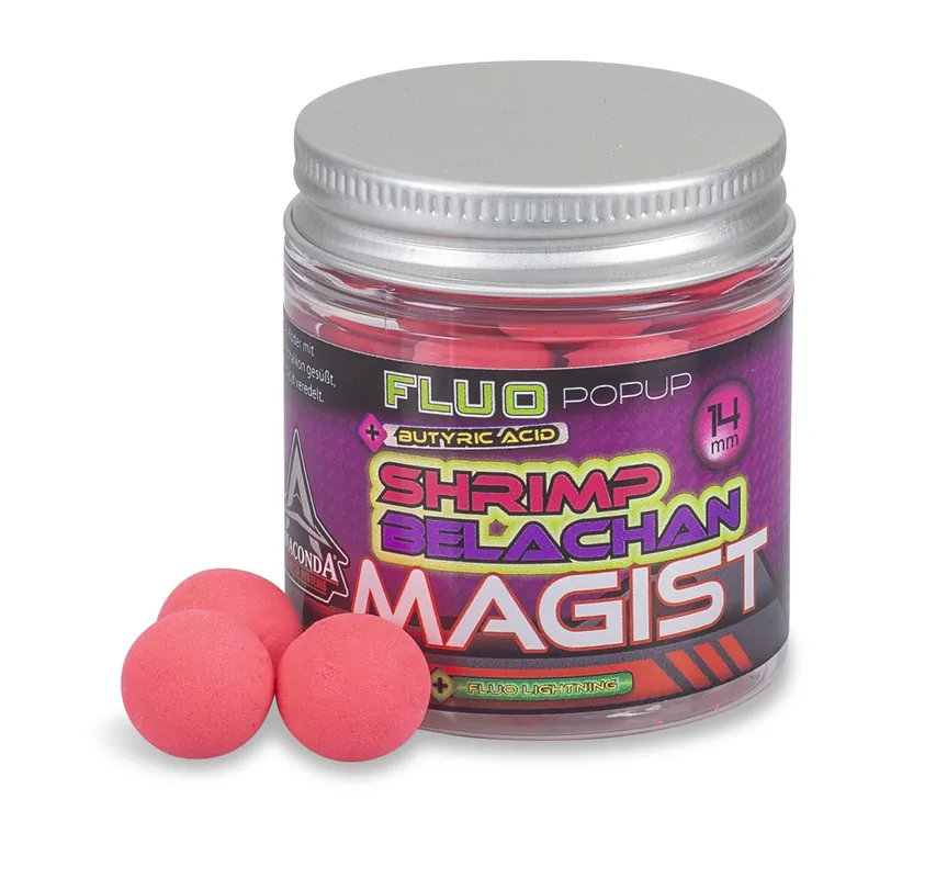 Anaconda Magist Mini Fluo Pop Up´s Belachan Shrimp 12mm (25g) Veilige Betaling