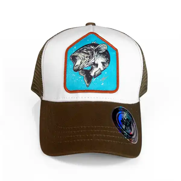 Exclusieve Aanbieding Yuki YCS Largemouth Bass Patch Trucker Hat - Cap