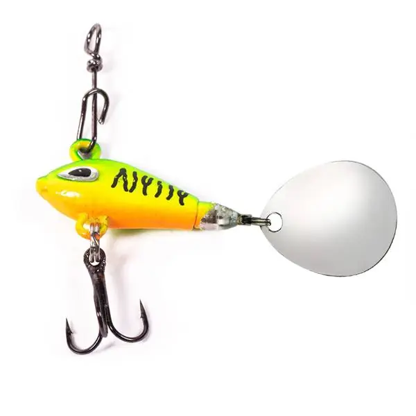 Aanbieding DLT Spinfish | Spinner | Groen/Geel/Oranje | 7g