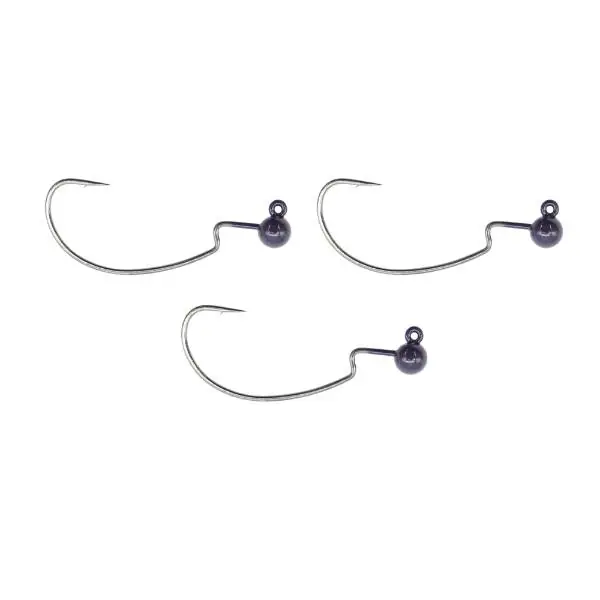 Tackle Porn Tungsten Weighted | Offset Hook | Zwart | 2.7g | 3 Stuks Weekendaanbieding