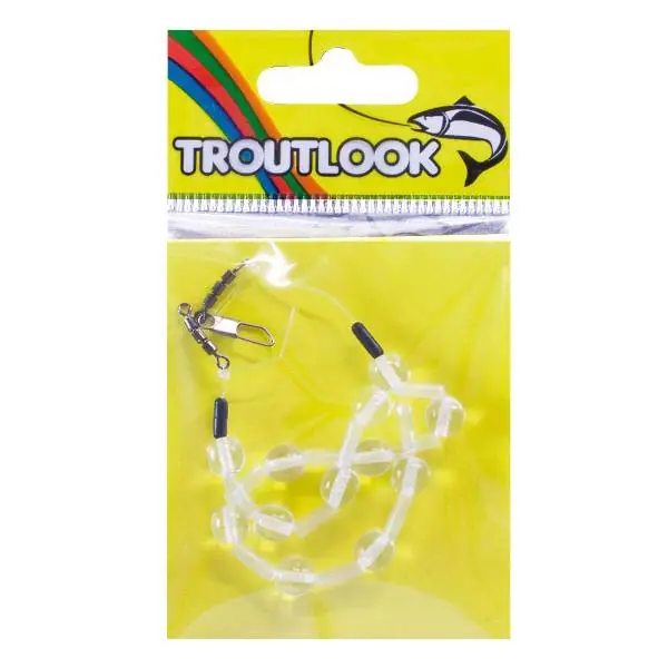 Laatste Versie Troutlook Tremarella glazen ketting | met kralen | 4g
