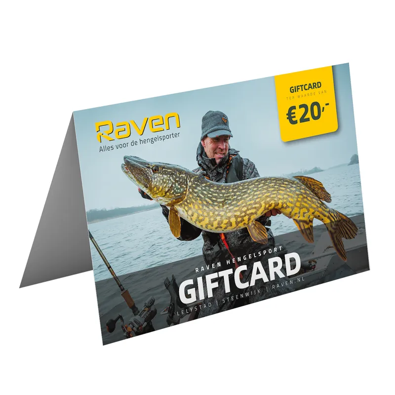Raven Cadeaupas € 20,- Exclusieve Aanbieding