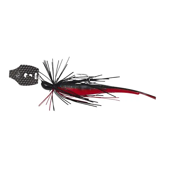 Populair Savage Gear Crazy Swim Jig | Sinking | Black N Red | 10cm | 8.5g | Chatterbait