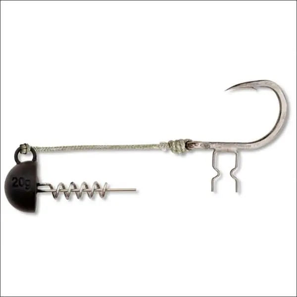 Black Cat Shad Claw Rig | Loodkop | 100kg | Haakmaat 6/0 | 30g Hete Deal