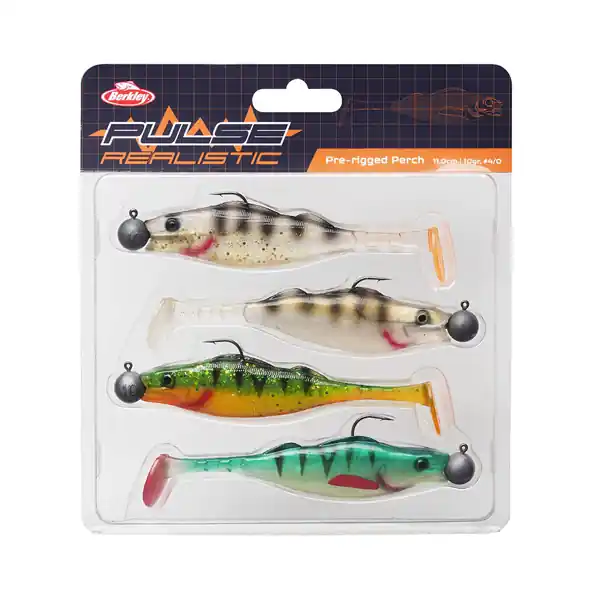 Berkley Pulse Realistic | Perch | 7cm | 4 Stuks | Shad Favoriet