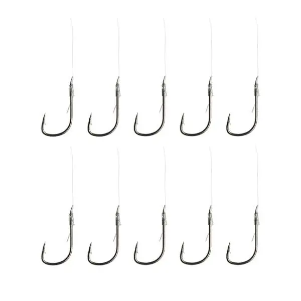Shop Nu Dam Spezi Roach | Onderlijn | Haakmaat 18 | 0.10mm | 0.9kg | 2lbs | 60cm | 10 Stuks