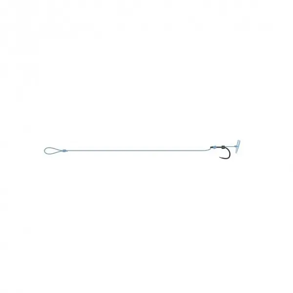 Dam Detek Method Push Stop Rig | Barbless | Haakmaat 14 | 0.22mm | 3.2Kg | 7.0lb | 10cm | Onderlijn Weekendaanbieding