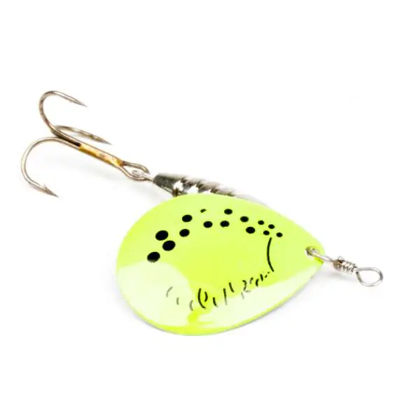 Aanbieding DLT Dutchy | Spinner | Maat 2 | 5g | Fluo Geel