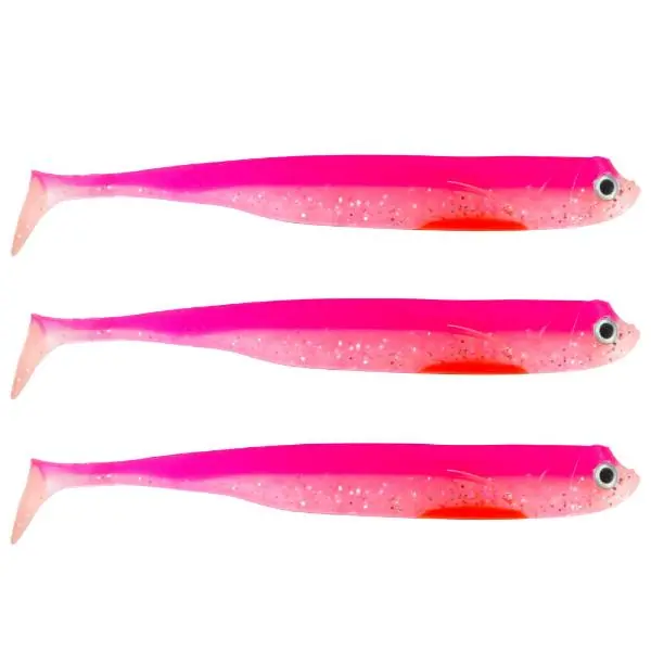 Eurocatch Fishing Zander Gummifisch | Shad | UV Pink | 20cm | 3st Direct Beschikbaar