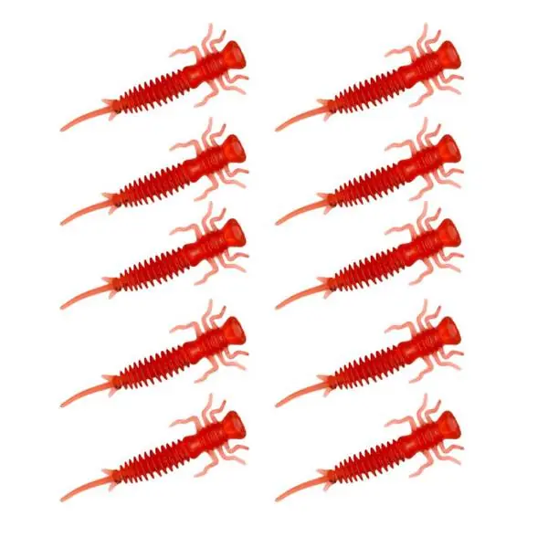Senshu Nymph Crawler | Cherry | 4cm | 10 Stuks Veilige Betaling
