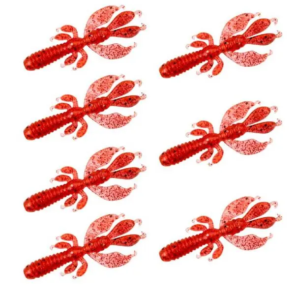Senshu Flapping Craw | Delta Orange | 6.5cm | 2.75g | 7 Stuks Nu Kopen