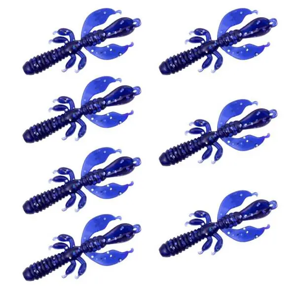 Bestel Nu Senshu Flapping Craw | Blue Moon | 6.5cm | 2.75g | 7 Stuks