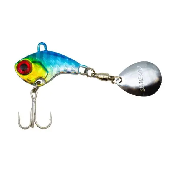 Senshu Tetracup Jig | Spinner | Blue/Silver | 65mm | Haakmaat 6 | 10g Populair