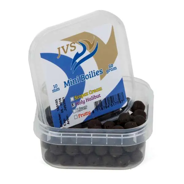 Beste Prijs JVS Holy Halibut | Mini Boilie | 10mm | 50g