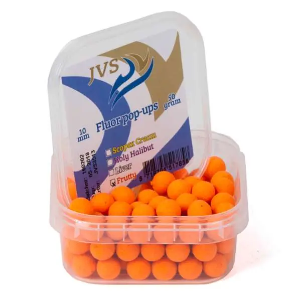 Actieprijs JVS Frutty | Fluor Pop-Up Boilie | 10mm | 50g