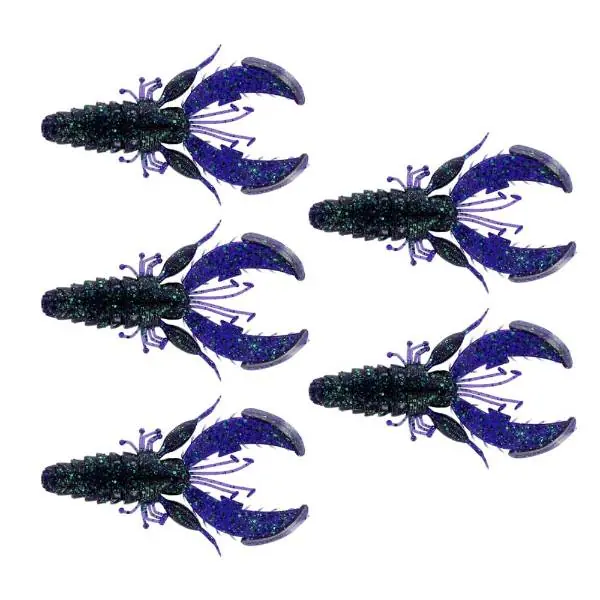 Aanbieding Westin CreCraw Creaturebait | Junebug | 8.5cm | 7g | 5 Stuks