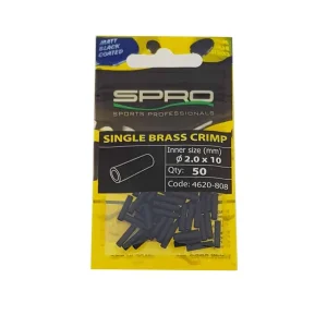 Finale Uitverkoop Spro MB Single Brass Crimp | 1.4mm | Sleeves