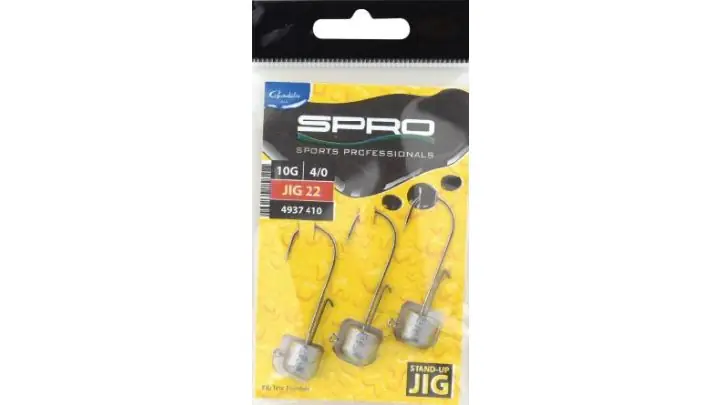 Spro Stand-Up Jig | Loodkop | 2/0 | 10g Gereduceerde Prijs